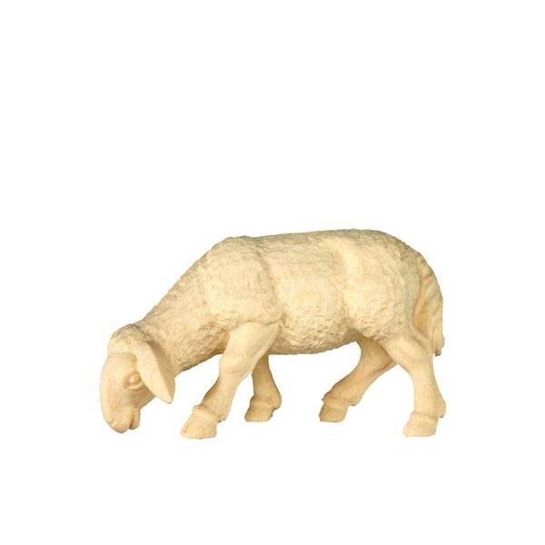 Sheep grazing baroque crib n.b. - natural Wood carving in natural wood, without any surface treatment