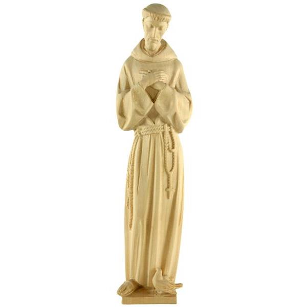 St. Franciscus - natural Wood carving in natural wood, without any surface treatment