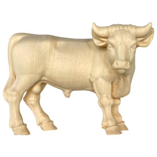Ox standing tirolean crib - natural Wood carving in natural wood, without any surface treatment