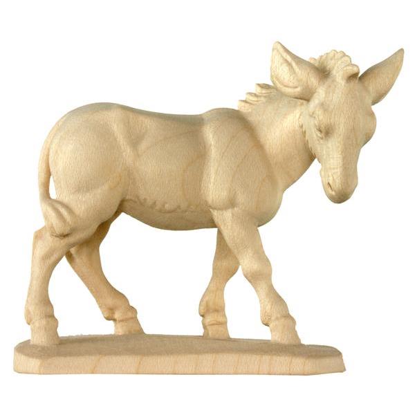 Donkey baroque crib - natural Wood carving in natural wood, without any surface treatment