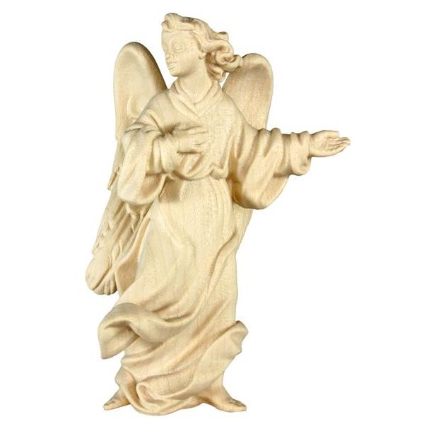Guide angel baroque crib n.b. - natural Wood carving in natural wood, without any surface treatment