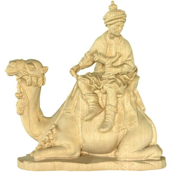 Wise man on camel - natural Wood carving in natural wood, without any surface treatment
