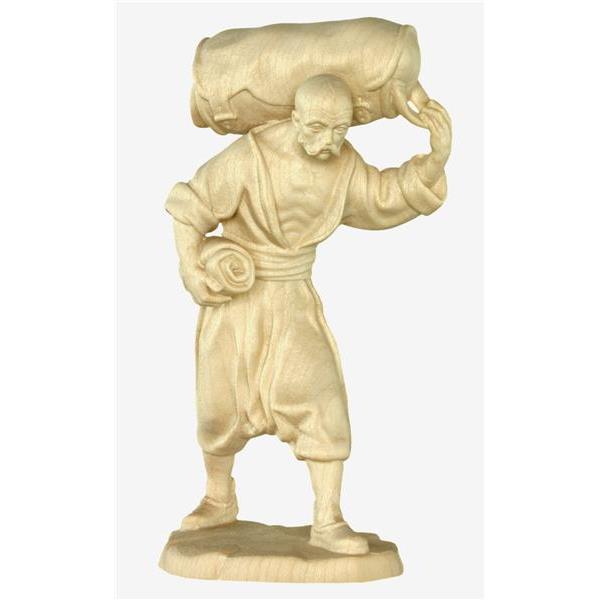 Servant of wise man - natural Wood carving in natural wood, without any surface treatment