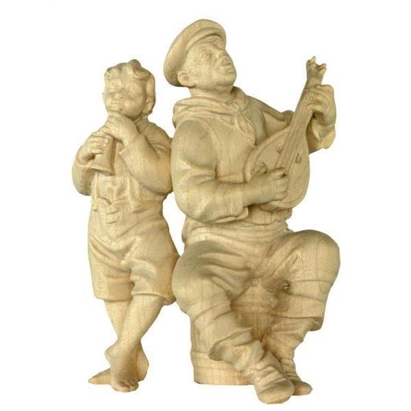 Musicians n.b. - natural Wood carving in natural wood, without any surface treatment