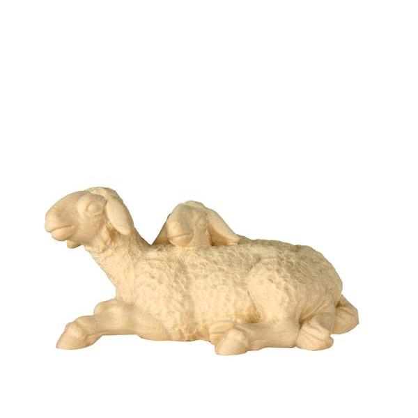 Sheep-group lying n.b. - natural Wood carving in natural wood, without any surface treatment