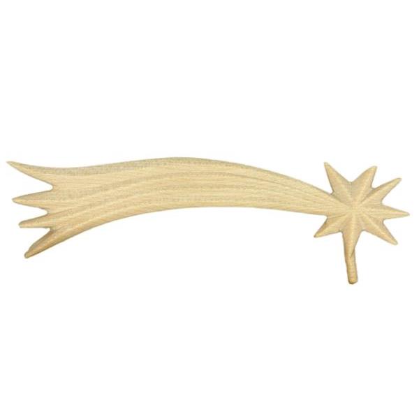 Comet Star - natural Wood carving in natural wood, without any surface treatment