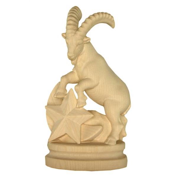 Zodiac sign Capricorn - natural Wood carving in natural wood, without any surface treatment