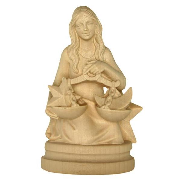 Zodiac sign Libra - natural Wood carving in natural wood, without any surface treatment