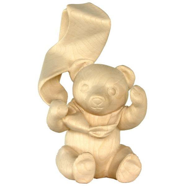 Tiebear high W.S. - natural Wood carving in natural wood, without any surface treatment